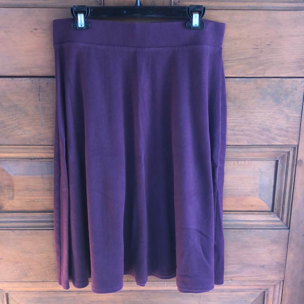 Lands End A-Line Knit Skirt, M